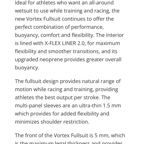 Men's Xterra Vortex Fullsuit Special - Picture 5 of 6